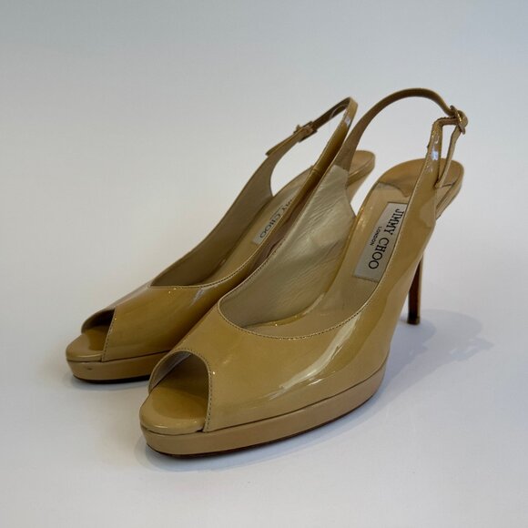 Jimmy Choo Patent Leather Slingbacks, EU 41 - Picture 6 of 16